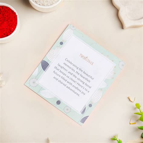 Evil Eye Protection White Rakhi Bracelet Gift Set Online - Premium Gift ...