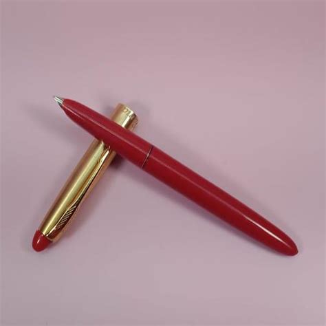 Gama Red Color Body With Gold Cap And Clip Eye Dropper Model Fountain ...