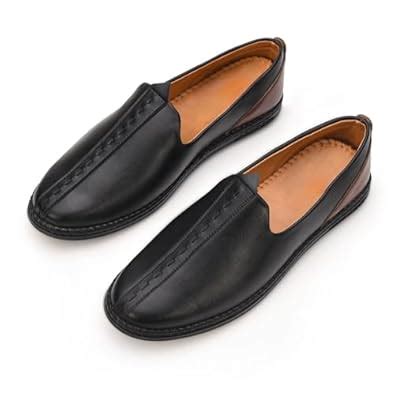 Buy STEPFOX Men's Faux Leather Ethnic Slip-On Mojari Loafers | Central ...