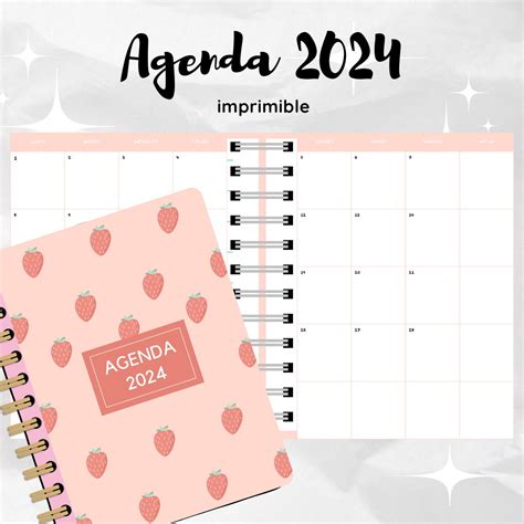 Printable 2024 Agenda in Spanish. - Etsy