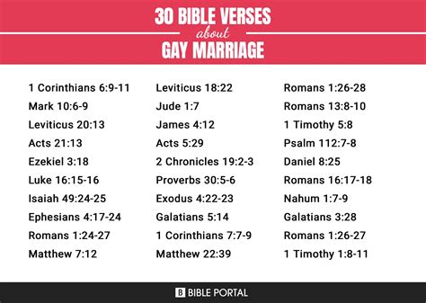 35 Bible Verses about Gay Marriage