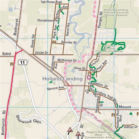 York Region Cycling Map (North) by The Regional Municipality of York | Avenza Maps