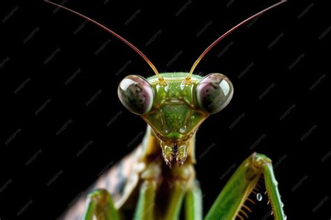 Premium AI Image | Super close up Mantis Religiosa or Praying Mantis