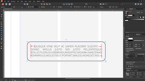 Image result for Affinity Publisher Text Frame Shape