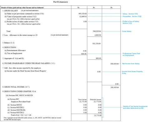 Image result for Decode Form 16 Part B