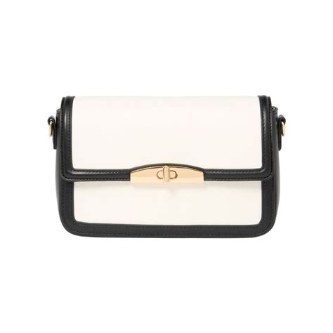 Buy Forever New Women Colorblock White Sling Bag with Detachable Strap ...