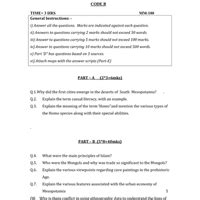 Class 11 History Previous Year Paper - 1 - History for Grade 11 PDF ...