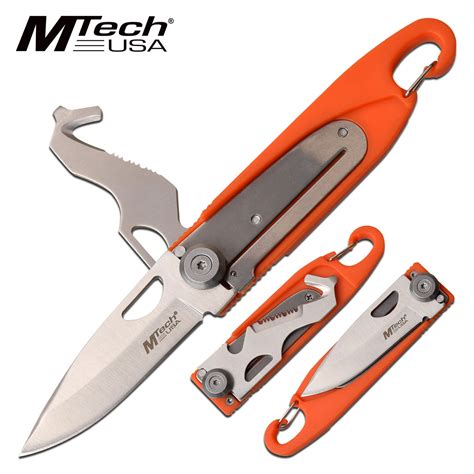 Mtech Multipurpose EDC Folding Pocket Knife Nylon Fiber Hand