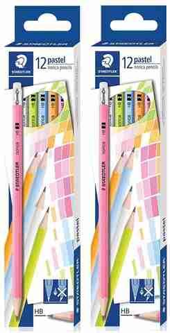 Flipkart.com | STAEDTLER Norica 132-43 C12 HB Pastel Graphite Pencils ...