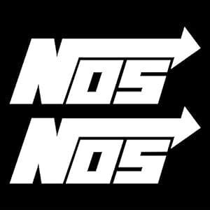 ISEE 360® Nos Sporty Vinyl Decal Car Sticker for Sides Hoods Rear ...