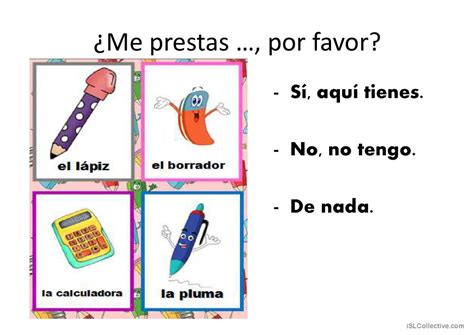 la clase: English ESL powerpoints