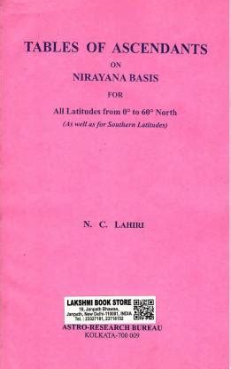 Table of Ascendants on Nirayana Basis: Buy Table of Ascendants on ...