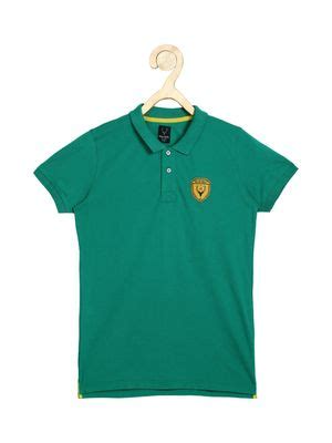 Buy Allen Solly Junior Green Polo T-Shirt Online