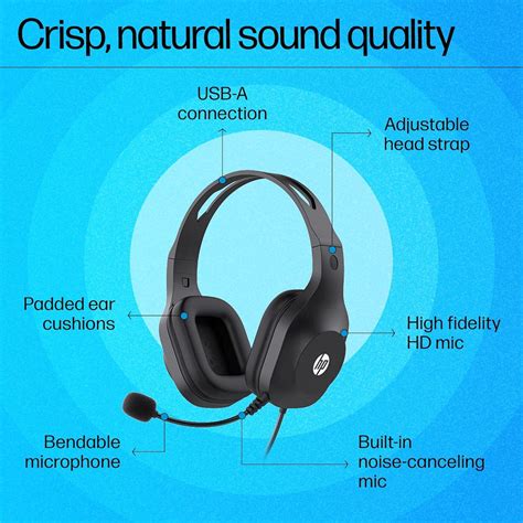 HP H120 Stereo USB On Ear Headset | Navin Mart