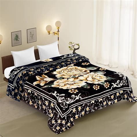 Buy Elyse Mont Caro Double Bed Layered Blanket for Winters with Zipper ...
