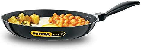 Buy Hawkins Futura 3.25 Litre Curry Pan, Non Stick Saute Pan with Glass ...