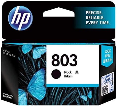 HP 803 Small Black Original Ink Cartridge : Amazon.in: Computers ...
