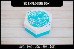 Image result for Explosion Box Template SVG
