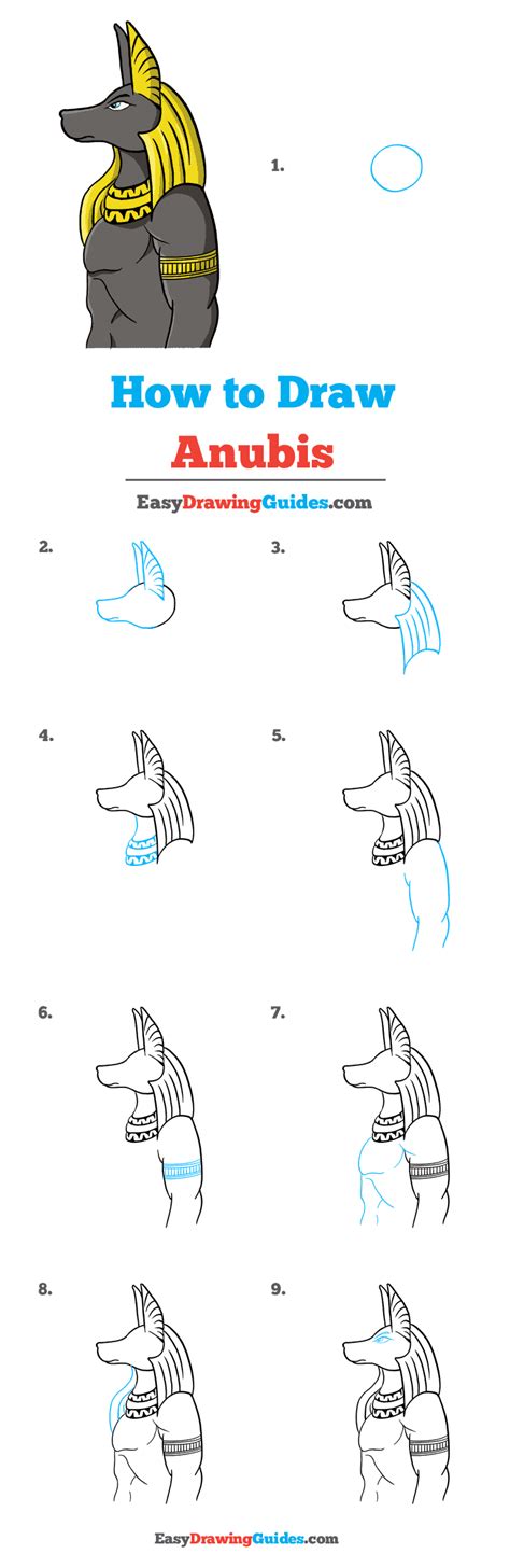 Image result for Draw Anubis Step by Step