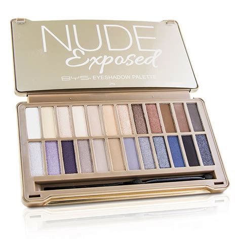 Buy BYS Eyeshadow Palette (24x Eyeshadow, 2x Applicator) - Nude Exposed ...