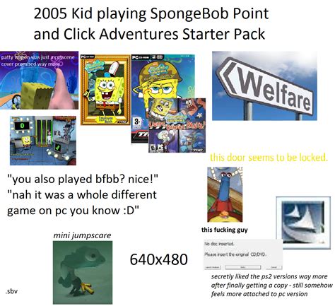 Playing SpongeBob Point and Click Adventures on PC Starter Pack | r ...