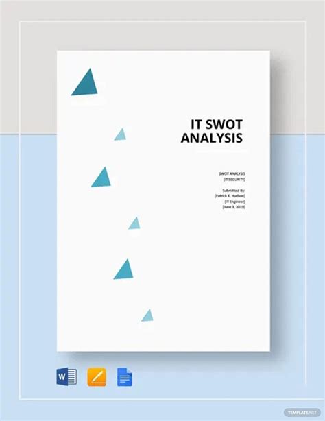 Editable Swot Analysis Templates in Word to Download