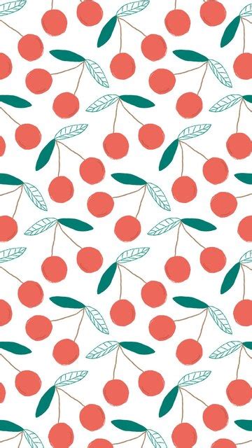 Png pastel cherry pattern transparent background | Premium Photo