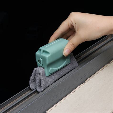 Window & Sliding Door Track Cleaning Brush | Compact Groove Gap ...