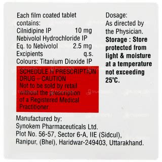 Nebistar Ln 2.5/10 MG | Order Nebistar Ln 2.5/10 MG Tablet Online at ...