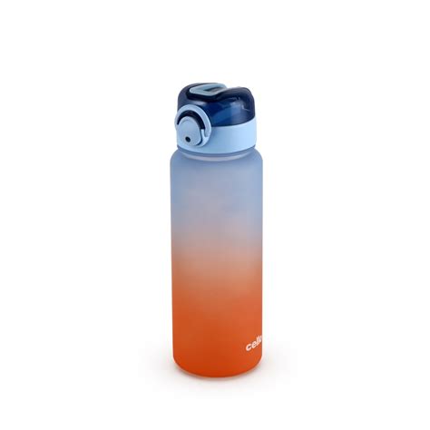 CELLO Buzz Large Sipper Water Bottle, 1160ml Sea Blue Orange ...