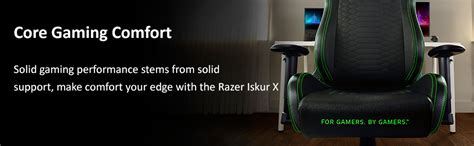 Razer Iskur X Ergonomic Gaming-Chair: Ergonomically Designed for ...
