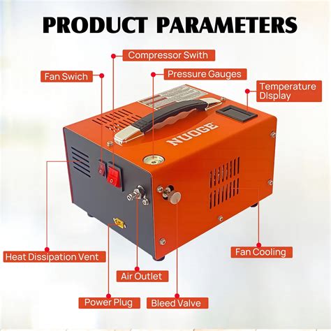 NUOGE Pcp Air Compressor,4500Psi 30Mpa Powered by India | Ubuy