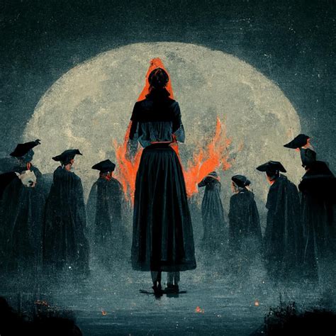 Witch Burning Painting