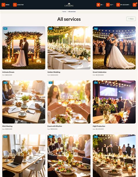 Catering | Online Store Theme