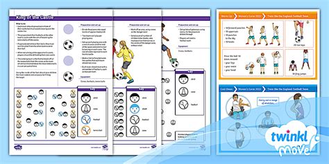 Train Like the England Team I Activity Pack I Move PE