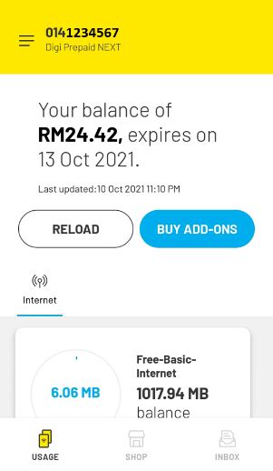 Digi Data. Check Balance 的图像结果