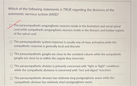 [Solved] Which of the following statements is TRUE regarding the ...