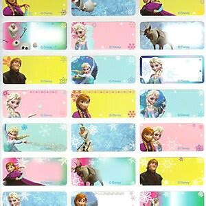 Buy 48/96 Frozen Personalised Name Label Stickers - Medium (30*13mm ...