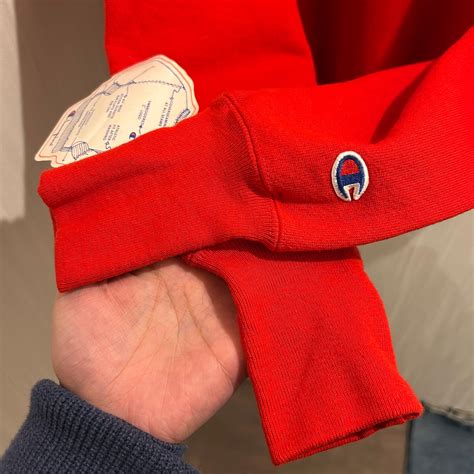 Dead Stock!! 1990s Champion R/W Sweat "Red" | What’z up