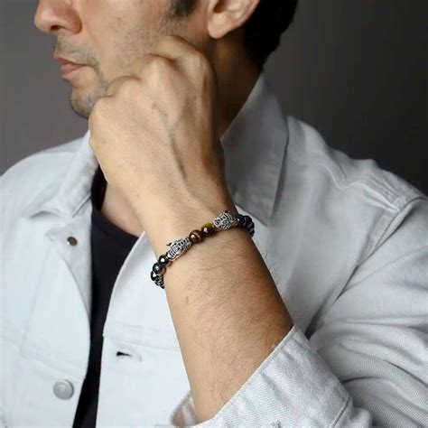 Courageous Intent Premium Hematite Tiger Eye Bracelet – Justwowfactory