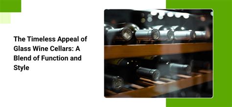 The Enduring Charm of Glass Wine Cellars: Merging Functionality with ...