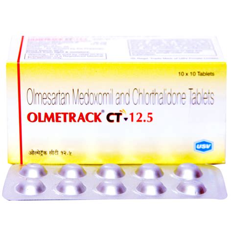 Olmetrack CT 12.5 Tablet 10's Price, Uses, Side Effects, Composition ...