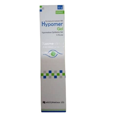 Hypomer Gel - Hypromellose Eye Gel For Dry Eyes, 10g - Asset Pharmacy