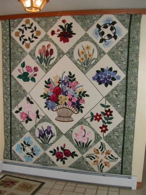 Image result for 3D Flower Quilt Patterns