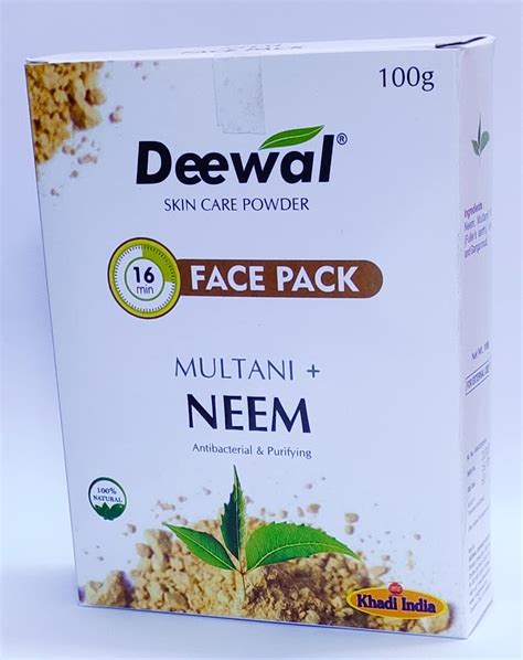 Deewal Multani + NEEM Face Pack 100 Gms : Amazon.in: Beauty