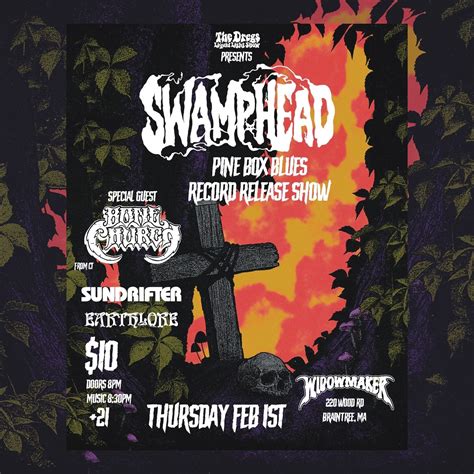 Swamphead Record Release Show Ticket | Widowmaker Brewing Co.