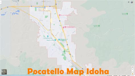 Pocatello, Idaho Map