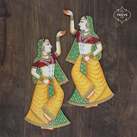 Set of 2 Gopika MDF cutouts – Trove Craft India