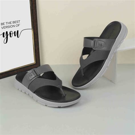 Buy Mochi Men Grey Casual Slippers & Flip Flops Online | SKU: 16-607-14 ...