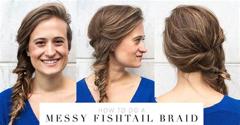 Image result for Messy Faux Hawk Fishtail Braid Tutorial